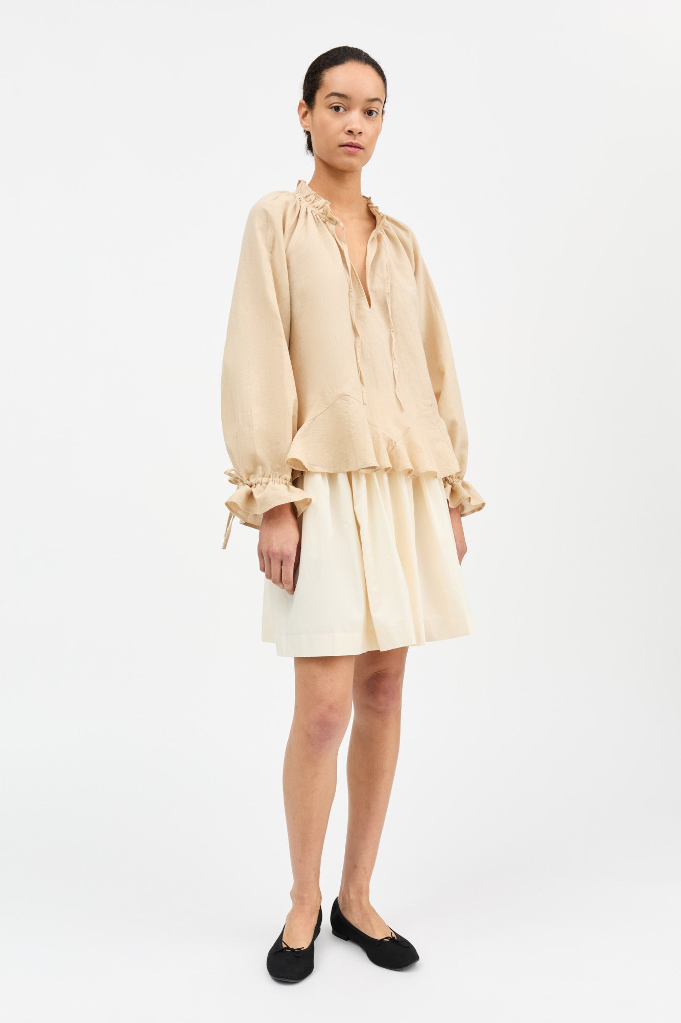 Skall Studio Benedette blouse Blouse Soft sand